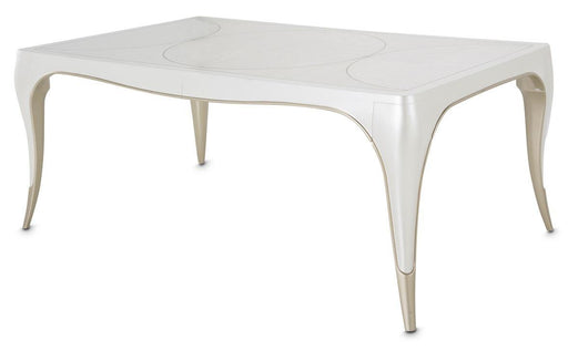 Furniture London Place Dining Table in Creamy Pearl - Visions in Furniture (La Mirada, CA)