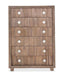 Hudson Ferry 6 Drawer Chest in Driftwood - Visions in Furniture (La Mirada, CA)