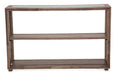Hudson Ferry Console Table in Driftwood - Visions in Furniture (La Mirada, CA)