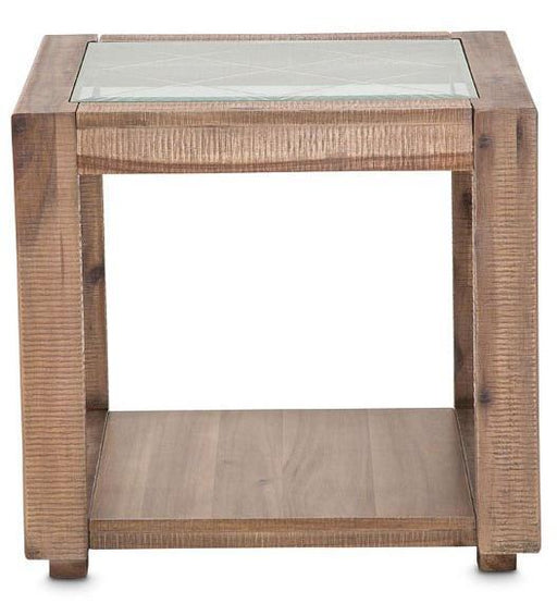 Hudson Ferry End Table in Driftwood - Visions in Furniture (La Mirada, CA)