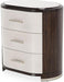 Paris Chic 3 Drawer Nightstand in Espresso - Visions in Furniture (La Mirada, CA)
