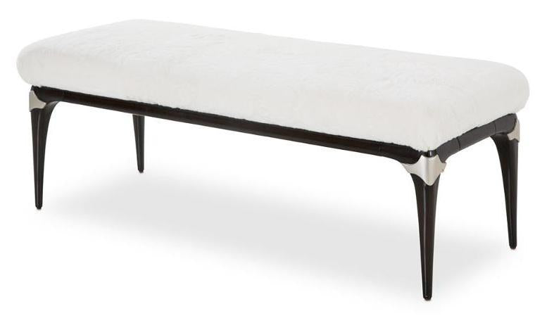 Paris Chic Bed Bench in Espresso - Visions in Furniture (La Mirada, CA)