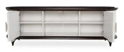 Paris Chic Media Cabinet in Espresso - Visions in Furniture (La Mirada, CA)