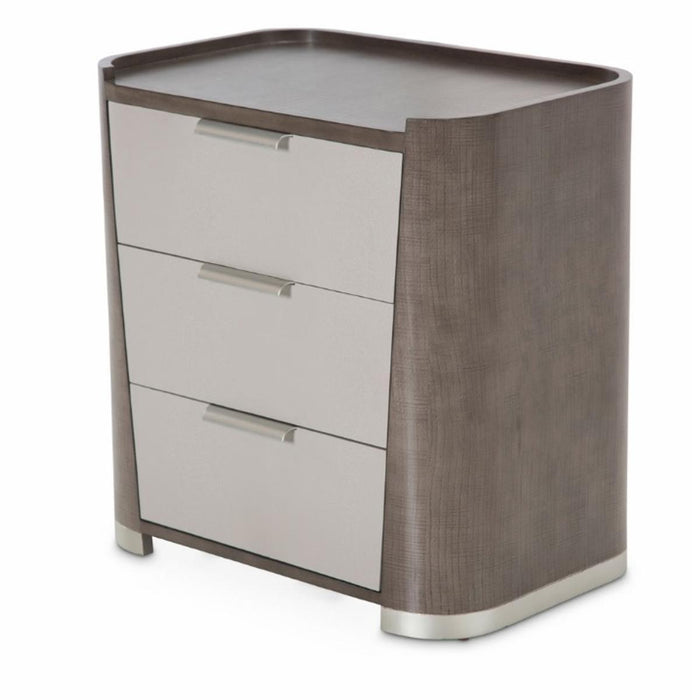 Roxbury Park 3 Drawer Nightstand in Slate - Visions in Furniture (La Mirada, CA)