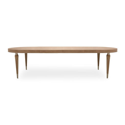 Villa Cherie 4 Leg Oval Dining Table in Caramel - Visions in Furniture (La Mirada, CA)