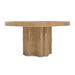 Villa Cherie Round Dining Table in Caramel - Visions in Furniture (La Mirada, CA)