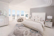 Glimmering Heights Vanity Bench in Ivory - Visions in Furniture (La Mirada, CA)