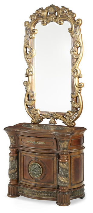 Villa Valencia Decorative Mirror in Chestnut - Visions in Furniture (La Mirada, CA)