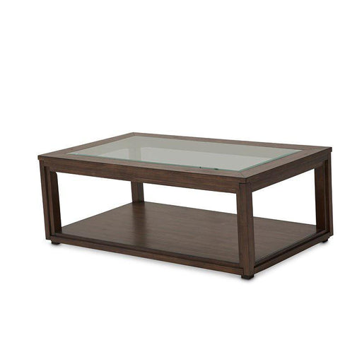 Carrollton Rectangular Cocktail Table in Rustic Ranch - Visions in Furniture (La Mirada, CA)