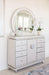 Glimmering Heights Wall Mirror in Ivory - Visions in Furniture (La Mirada, CA)