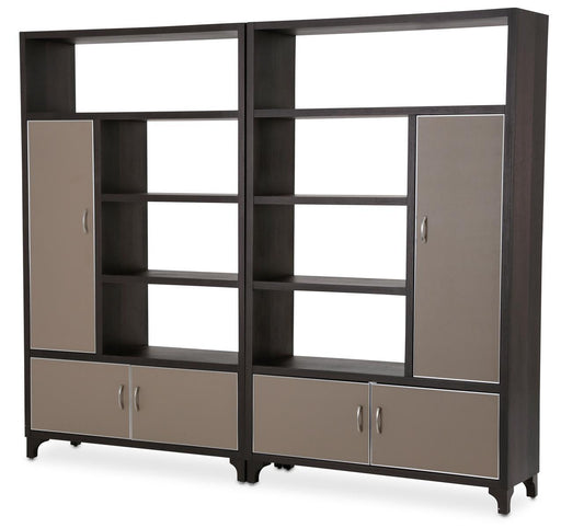 21 Cosmopolitan 2pc Bookcase in Umber/Taupe - Visions in Furniture (La Mirada, CA)