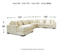 Lindyn Sectional with Chaise - Visions in Furniture (La Mirada, CA)