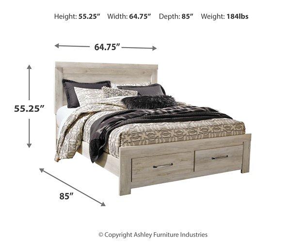 Bellaby Bed with 2 Storage Drawers - Visions in Furniture (La Mirada, CA)