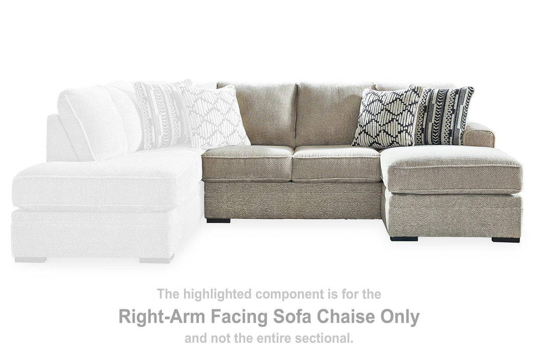 Calnita Sectional with Chaise - Visions in Furniture (La Mirada, CA)