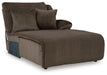 Top Tier Sectional Sofa Chaise - Visions in Furniture (La Mirada, CA)