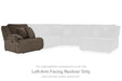 Top Tier Sectional Sofa Chaise - Visions in Furniture (La Mirada, CA)