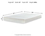 Chime 8 Inch Memory Foam Mattress in a Box - Visions in Furniture (La Mirada, CA)