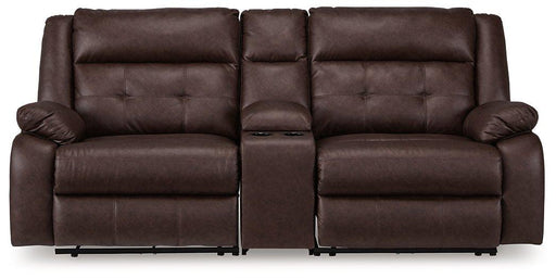 Punch Up Power Reclining Sectional Loveseat with Console - Visions in Furniture (La Mirada, CA)
