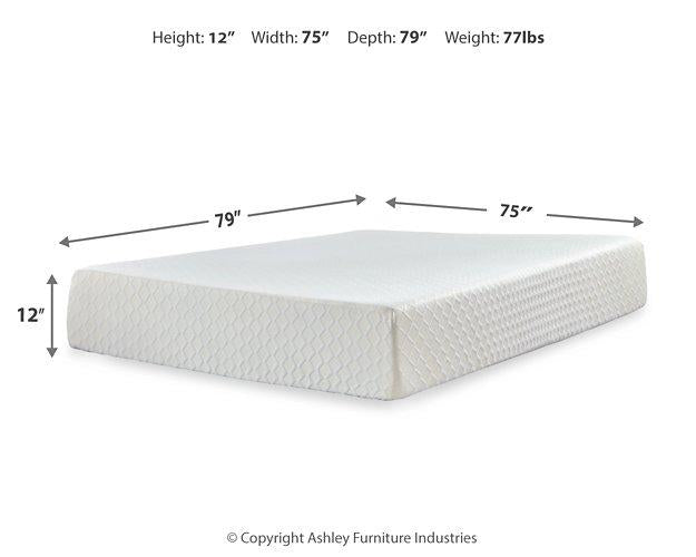 Chime 12 Inch Memory Foam Mattress in a Box - Visions in Furniture (La Mirada, CA)