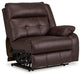 Punch Up Power Reclining Sectional Loveseat with Console - Visions in Furniture (La Mirada, CA)
