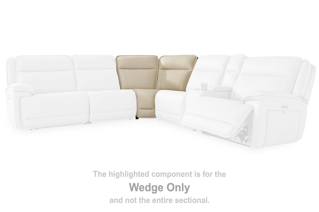 Double Deal Reclining Sectional with Console - Visions in Furniture (La Mirada, CA)