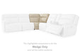 Double Deal Reclining Sectional with Console - Visions in Furniture (La Mirada, CA)