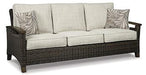 Paradise Trail Outdoor Sofa, Lounge Chairs and Fire Pit Table - Visions in Furniture (La Mirada, CA)