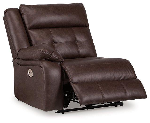 Punch Up Power Reclining Sectional Loveseat with Console - Visions in Furniture (La Mirada, CA)