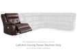 Punch Up Power Reclining Sectional Loveseat with Console - Visions in Furniture (La Mirada, CA)
