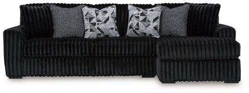Midnight-Madness Sectional Sofa with Chaise - Visions in Furniture (La Mirada, CA)