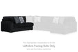 Midnight-Madness Sectional Sofa with Chaise - Visions in Furniture (La Mirada, CA)