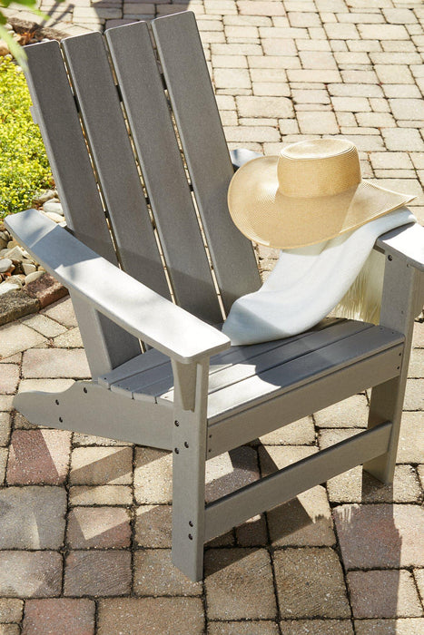 Visola Outdoor Adirondack Chair Set with End Table - Visions in Furniture (La Mirada, CA)