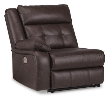 Punch Up Power Reclining Sectional Loveseat with Console - Visions in Furniture (La Mirada, CA)