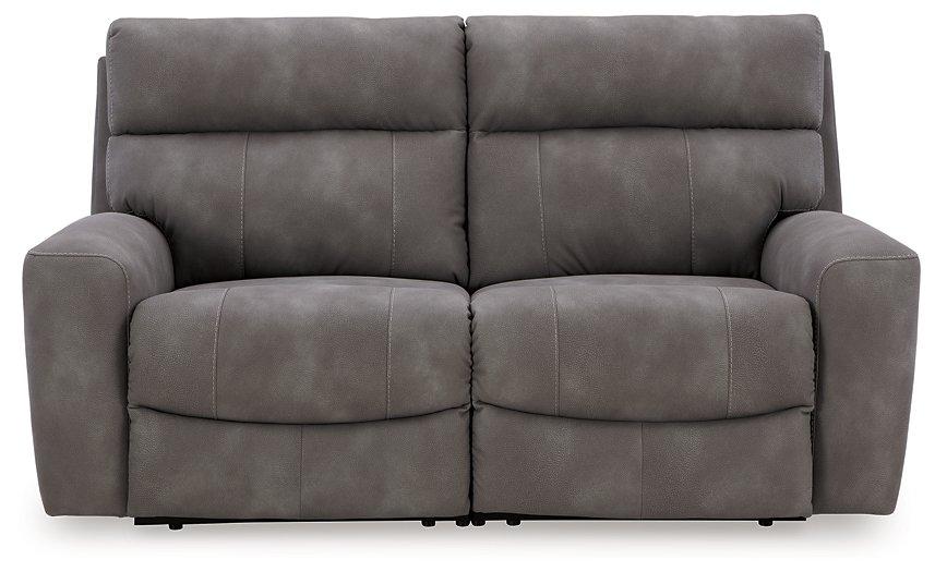 Next-Gen DuraPella Power Reclining Sectional Loveseat - Visions in Furniture (La Mirada, CA)