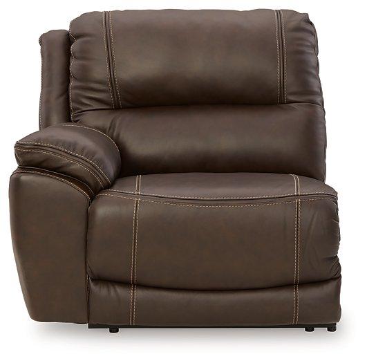 Dunleith Power Reclining Loveseat with Console - Visions in Furniture (La Mirada, CA)