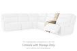 Double Deal Reclining Sectional with Console - Visions in Furniture (La Mirada, CA)