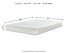 Chime 8 Inch Memory Foam Mattress in a Box - Visions in Furniture (La Mirada, CA)