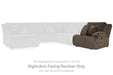Top Tier Sectional Sofa Chaise - Visions in Furniture (La Mirada, CA)