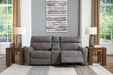 Next-Gen DuraPella Power Reclining Sectional Loveseat with Console - Visions in Furniture (La Mirada, CA)