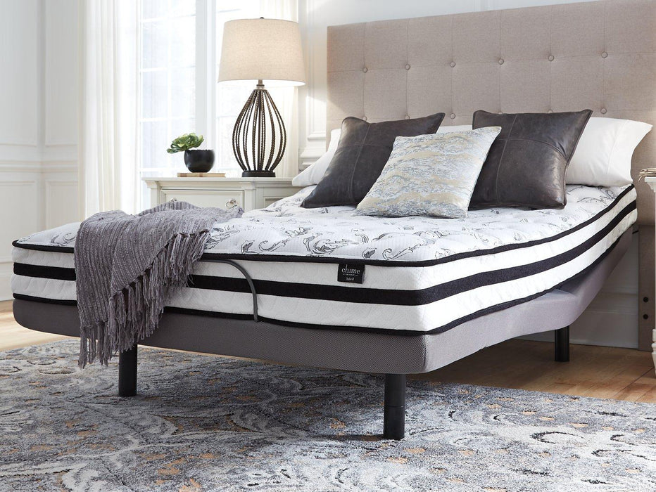 8 Inch Chime Innerspring Mattress Set - Visions in Furniture (La Mirada, CA)