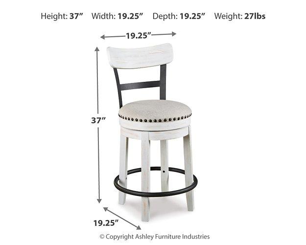 Valebeck Counter Height Bar Stool - Visions in Furniture (La Mirada, CA)