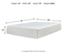 Chime 12 Inch Memory Foam Mattress in a Box - Visions in Furniture (La Mirada, CA)