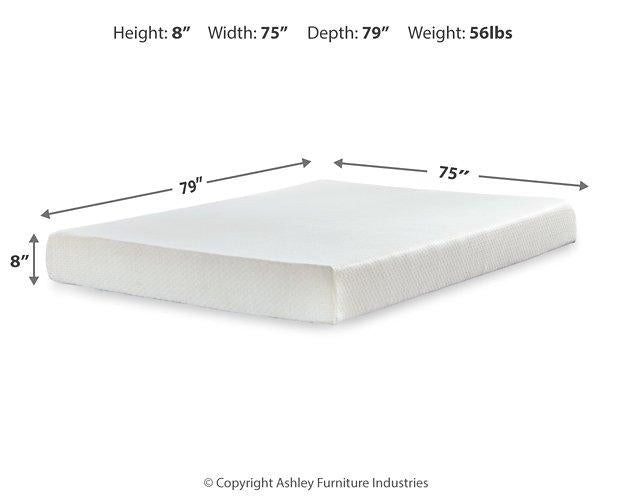 Chime 8 Inch Memory Foam Mattress in a Box - Visions in Furniture (La Mirada, CA)