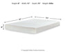 Chime 8 Inch Memory Foam Mattress in a Box - Visions in Furniture (La Mirada, CA)