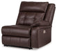 Punch Up Power Reclining Sectional Loveseat with Console - Visions in Furniture (La Mirada, CA)