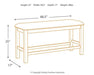 Moriville Counter Height Dining Set - Visions in Furniture (La Mirada, CA)
