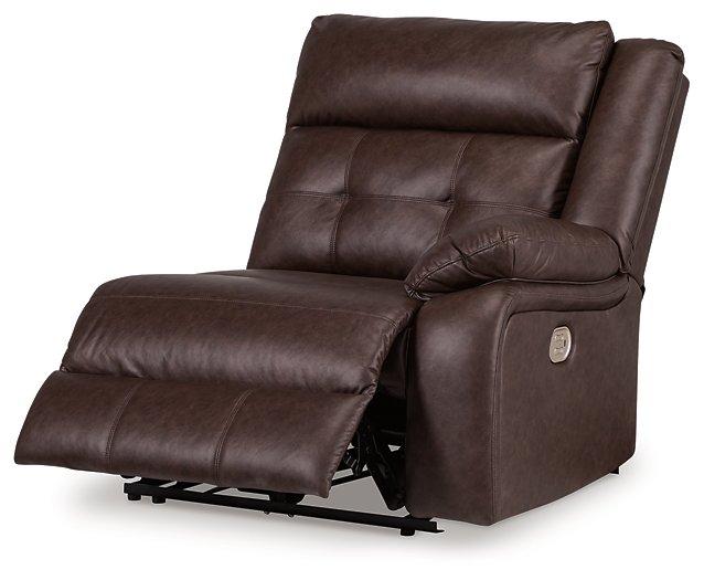 Punch Up Power Reclining Sectional Loveseat with Console - Visions in Furniture (La Mirada, CA)