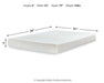 Chime 8 Inch Memory Foam Mattress in a Box - Visions in Furniture (La Mirada, CA)