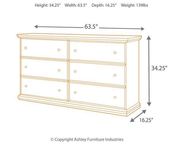 Maribel Dresser and Mirror - Visions in Furniture (La Mirada, CA)