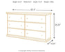 Maribel Dresser and Mirror - Visions in Furniture (La Mirada, CA)
